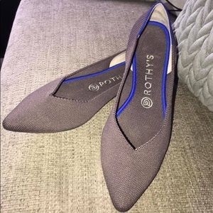 EUC Rothy’s Mink Points- Size 8.5